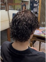 ルード(mens hair salon Rude)&nbsp;波巻きシャドウウルフサーフ
