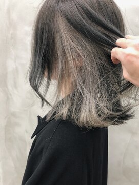 ソーコ 渋谷(SOCO) ＊【SUN】インナーカラーシルバーグレージュ＊