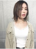 ミニマムボブ★ワンレン★グレージュ