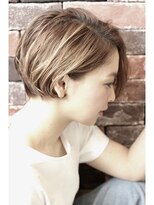 リノナ(Linona)&nbsp;耳掛け簡単スタイリングショートボブ ハイライト【Linona】