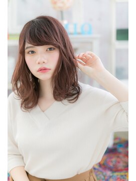 ミック 日暮里店(miq) 斜めバング♪ラフカールセミディa