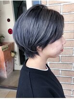 サロンドミルク 溝の口店(salon de MiLK) ブルーグレーショート