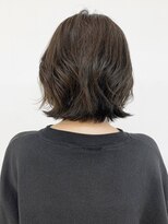 クオリス 上板橋店(QUALIS) 外ハネボブ/オリーブベージュアッシュ/レイヤーカット20代30代