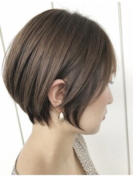 リアン 上尾店(Rien) マロンベージュ/Aラインボブ/かきあげ[上尾駅/バレイヤージュ]