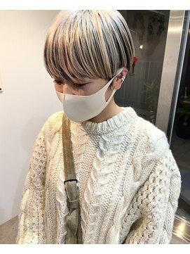 パープル(PURPLE) デザインカラーショート