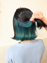 ボアップ 京橋店(boappu)&nbsp;#インナーカラー#インナーカラーグリーン#グリーンカラー