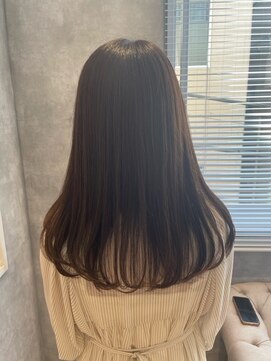 ラボヌールヘアー オリビエ 北千住店(La Bonheur hair Olivier) ロングヘアー×ワンカール【北千住美容室】