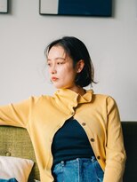 アグ ヘアー フェリー 大船店(Agu hair ferry)&nbsp;《Agu hair》ショートボブ　ニュアンスバング2