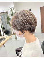 エルエスヘアー(LS HAIR) 【LS HAIR菊地】ハイライト　ショートカット　くびれショート