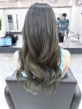 エンディアリング 東銀座(Endearing) 斜めバング/グレージュカラー/デザインカラー/眉毛/銀座/東銀座