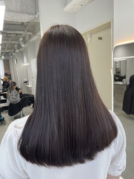 ロイオブジゼル(roi of GiseL) ナチュラル縮毛矯正and艶ブラウンカラー