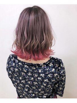 ルア モアナ バイ ヘッドライト 小田原2号店(Lua Moana by HEADLIGHT) #裾カラー#毛先カラー#ピンクカラー