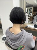 伸びても気にならない!襟足ギリギリミニボブ