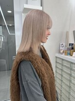 ガガ 心斎橋(GAGA)&nbsp;韓国/ハイトーンカラー/ワンホンヘア/レイヤーカット/髪質改善