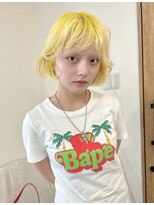 リヴ ウメダ(LIV umeda)&nbsp;イエロールーツ/ブリーチ/ダブルカラー【梅田】