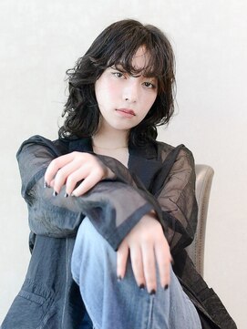 ティファ 栄(Tiffa) チェリーブラウン/ミニウルフ/デジタルパーマ[栄］