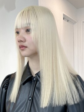 ミーム 原宿 表参道(meme) 遠藤おすすめ◎ケアブリーチ2回でできる抜きっぱなしブロンド