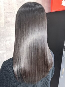 スキル 石岡(SKILL)の写真/【次世代髪質改善】アルカリ酸熱TR!艶・カラーの色落ちの心配も無し*ブリーチ毛でも施術可能♪仕上がりも◎