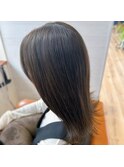 透明感オリーブカラー【松山美容室】