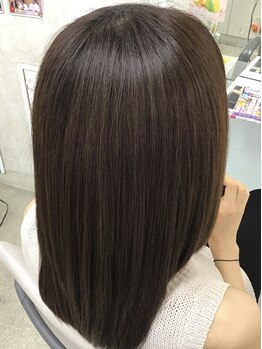 ビューティー リゾート アンアリー(BEAUTY RESORT AN ALLY)の写真/お手入れ簡単！髪に潤いの縮毛矯正で柔らかくナチュラルな仕上がりに♪[竹ノ塚]