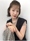kico☆フレンチガーリー×グレーベージュ×ハーフアップ