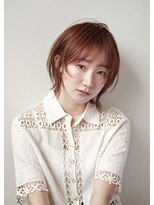 クーナバイトマト 横浜(Cuna by TOMTO)&nbsp;【KANO】ボブ  レイヤースタイル  オレンジブラウン