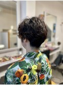 ［-tre-］刈り上げパーマ