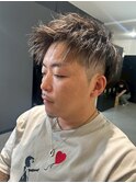 波巻きツイストスパイラルパーマ/フェザーパーマ/眉毛/メンズ