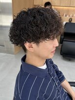 フィフス 天神大名(fifth) 天神波巻きプードルパーマハードスパイラルマッシュメンズ強め