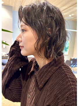 トリッカ 銀座(tricca) ボブパーマ/ウェーブヘア/イメチェン/クセ毛風パーマ