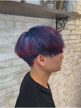 クロエ バイ ラヴィズム 内野店(CLOE by LUVISM) メンズブリーチ+フルカラー+カット