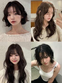 メゾンセブンルックス 宇都宮簗瀬店(Maison 7LOOKS)の写真/レイヤー×パーマでつくる韓国風くびれヘア♪トレンドヘアを似合わせでご提案◎褒められヘアに！