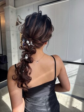 ステラ(stella) 王道編みおろし/ヘアセット/北花田/参列/結婚式