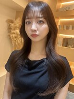 ディーバ 銀座(D.I.E.V.A)&nbsp;20代30代40代韓国前髪シースルーバング大人ブラウンレイヤー