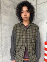 アンドピース and peace メンズスパイラルパーマ