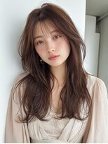 リンク(Link Hair&Spa)&nbsp;大人カジュアル/ロングレイヤーカット/ココアベージュ