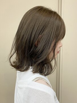 ブリーチなしカラーブリーチ無しダブルカラー冬カラー