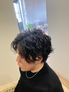 再現性◎ 波巻きツイスパパーマ