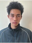 アップバングランダムスパイキーショート