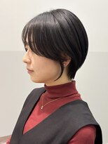 ディルト 代々木上原(DILT)&nbsp;小顔カット顔まわりレイヤー上品丸みショートボブ20代30代