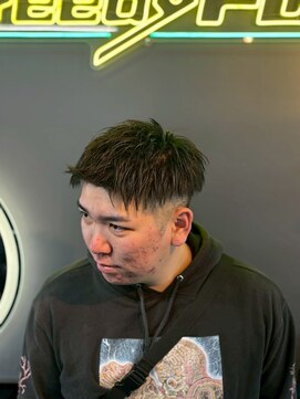 グリーディーフォックス 三軒茶屋(GreedyFOX) 波巻き/マッシュパーマ/ウルフ/ハイライト<理容室>三軒茶屋