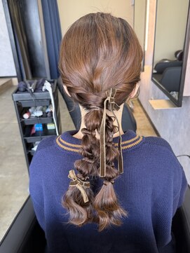 トラント ミル(TRENTEMILLE) 参列ヘア