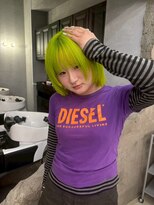 ロテサカエ(Lote.Sakae)&nbsp;着物ヘア/大人ガーリー/ダークアッシュ/似合わせカット/名古屋