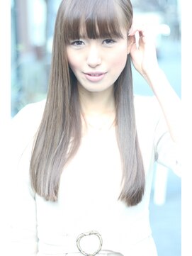 プラウド(proud) ベージュカラー サラサラストレートロング