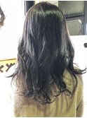 ゆる巻きセミロング
