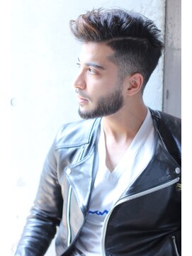 ガランテ(Galante) メッシーアップバング外国人風サイドグラデーションブロック