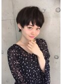 若く見える髪型！　黒髪ショート/横浜美容院ラムデリカ