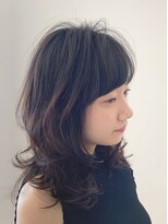 オブヘアー 宮前平店(Of HAIR) 外ハネふんわりミディアムスタイル