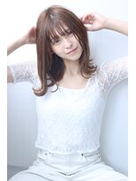 フォルテ 横浜店(FORTE)&nbsp;モテ髪ヘアカタログ、外ハネボブ、ペールベージュ、髪質改善