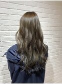 エドル　透け感アッシュカラー